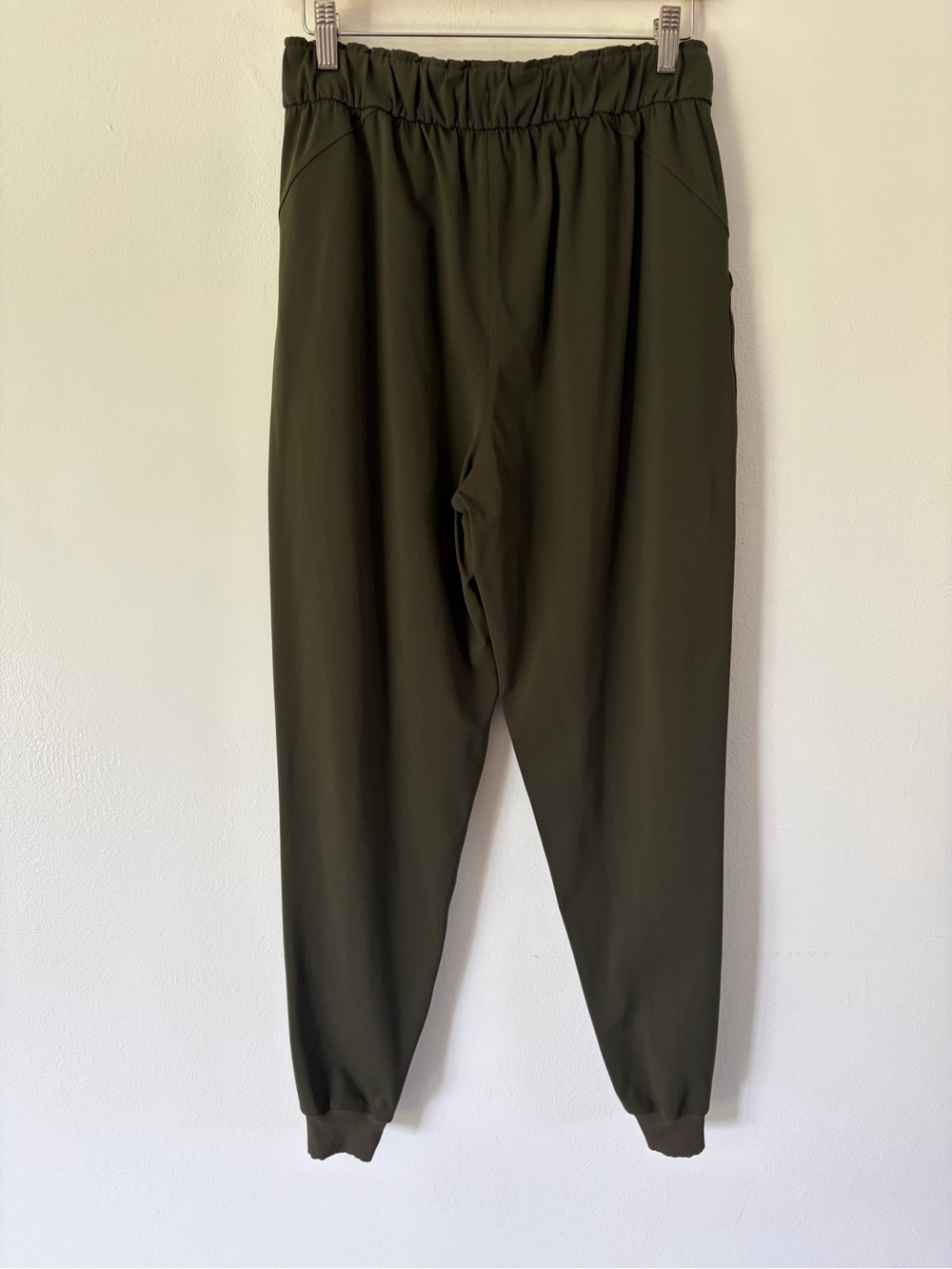 Lululemon Stretch High-Rise Jogger‎ Dark Olive Green Pull-On Pants Size 8 - Picture 9 of 11